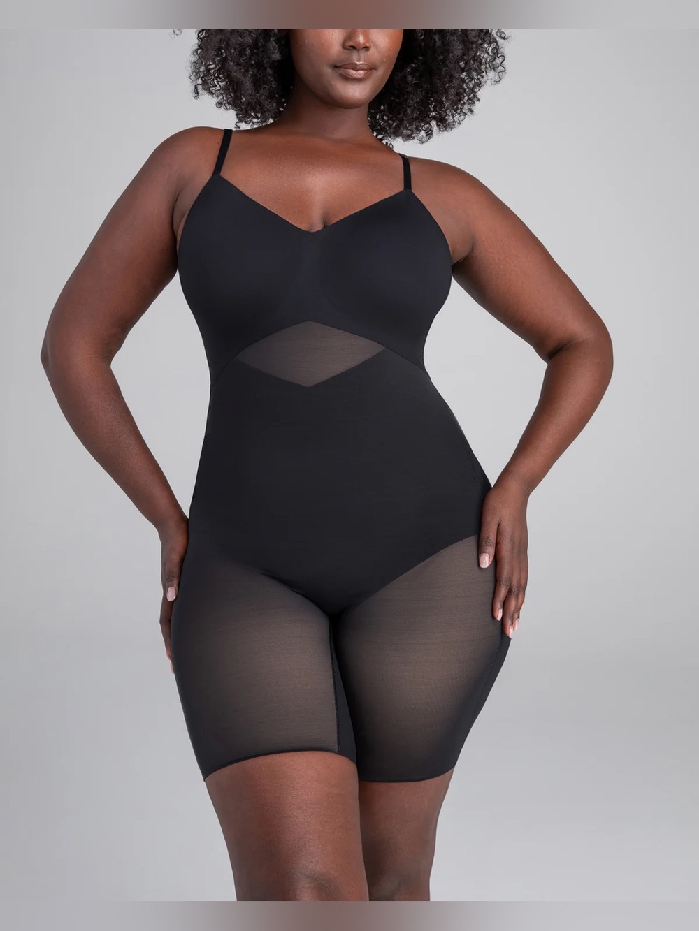 New Honeylove XL Low Back Bodysuit Runway Compression Shapewear Bra Gusset NWT